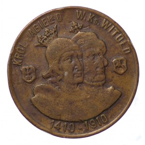 Poland, Medal 500 years of victory at Grunwald 1910