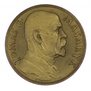 Czechoslovakia, medal for the 85th anniversary of the birth of Tomas Masaryk, 1935