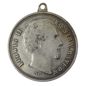 Germany, Medal Ludwig II Koenig V. Bayern - new beating