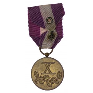 Poslka, II RP, Medal za Długoletnią Służbę, X lat