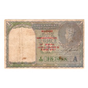 Birma, 1 rupee 1940
