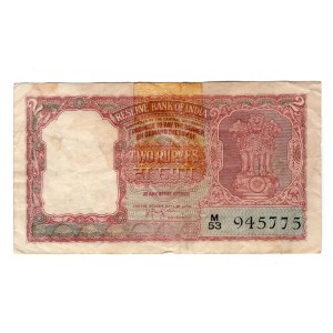 Indie, 2 rupees