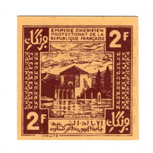 Maroko, 2 francs 1944 - rzadkie