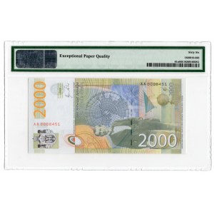 Serbia, 2000 dinara 2011