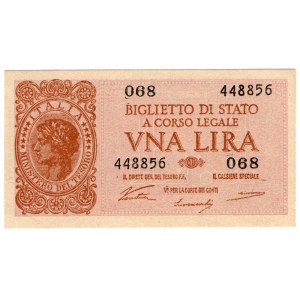 Włochy, 1 lira 1944