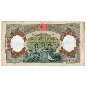 Włochy, 5000 lire 1947