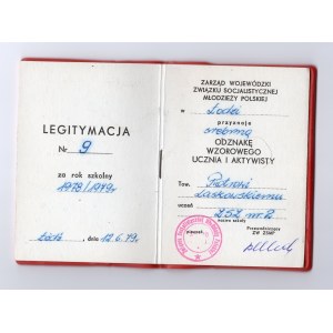 Polska, Legitymacja Piotr Laskowski 1979
