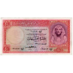 Egipt, 10 pounds 1959