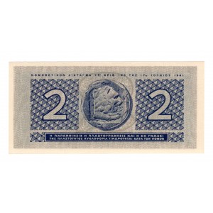 Grecja, 2 drachmy 1941