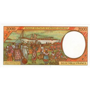 Central African States, 2000 francs, seria P