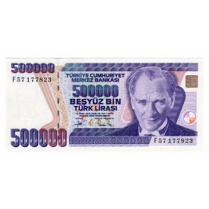 Turkey, 500,000 lirasi 1970