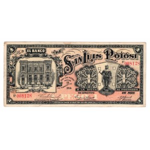 Meksyk, 1 peso 1914
