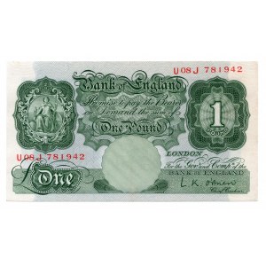 Wielka Brytania, 1 pound 1950-1960
