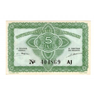 Indochiny Francuskie, 5 cents (1942)