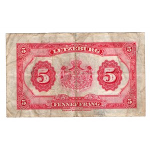 Luksemburg, 5 francs 1944