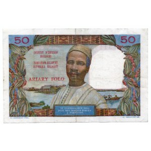 Madagascar, 50 francs 1969