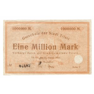 Tylża (Tilsit), 1 milion marek 1923