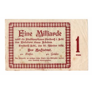 Świebodzice (Freiburg), 1 mld marek 1923