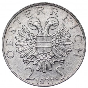 Rakúsko, 2 šilingy Viedeň 1937