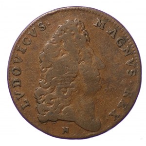 Francja, żeton Ludwik XIV