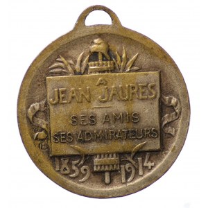 Francja, Medal, Jean Jaurès 1859 - 1914