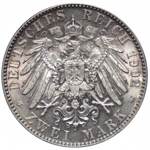 Německo, 2 marky 1902 E