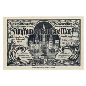 Zabrze (Hindenburg), 500.000 marek 1923