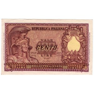 Włochy, 100 lire 1951