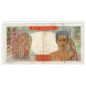 French Indochina, 100 piastres 1949 - 1954