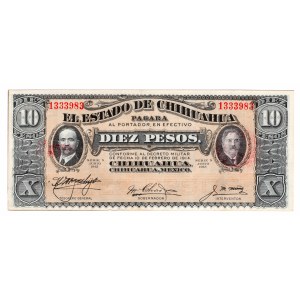 Mexico, 10 pesos 1914