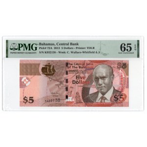 Bahamy, 5 dollars 2013