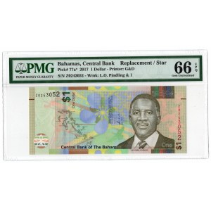 Bahamy, 1 dollar 2017