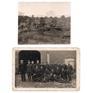 Zdjęcia przedstawiające żołnierzy zestaw 2 sztuk