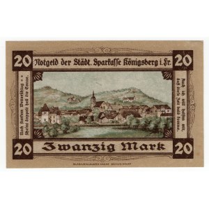 Germany, Königsberg, 20 Marek 1916 - numerator red