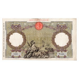 Włochy, 100 lire 1943