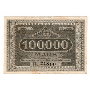 Kępno (Kempen), 100.000 Marek 1923