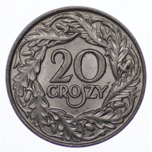 Polska, II RP, 20 groszy 1923