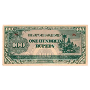 Birma, 100 rupees 1944