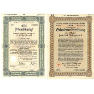Austria i Niemcy, zestaw 2 szt. 1938 i 1939