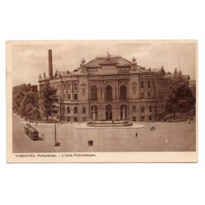 Postcard, Warsaw Polytechnic 1937