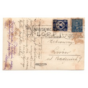 Postcard, Warsaw, Politechnika 1930