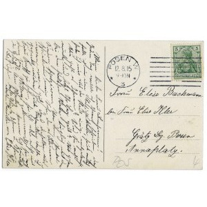 Kartka pocztowa, Posen, das Kaiserchloss 1915