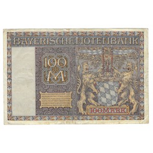 Niemcy, 100 marek 1922, Monachium