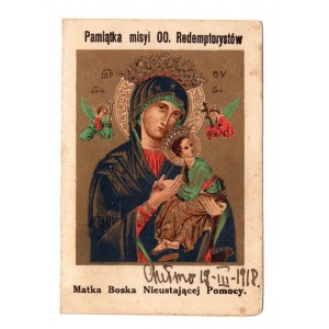 Souvenir of the mission of the Redemptorist Fathers, Our Lady of Perpetual Help, 1918