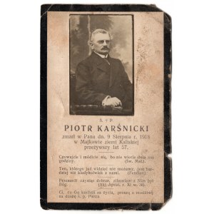 Piotr Karśnicki, O Marii bez hříchu počaté 1918