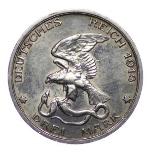 Nemecko, 3 marky 1913