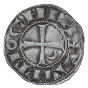 Krzyżowcy, denar 1163-1201, Antiochia