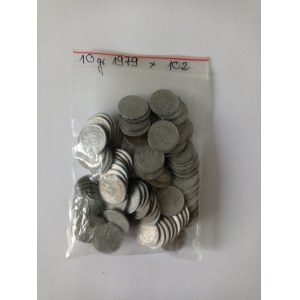 Polska, 10 groszy 1979 - zestaw 102 sztuk