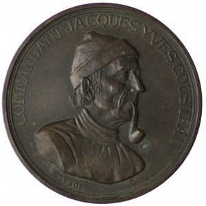 Francja, Medal, Komendant Jacques Yves Cousteau 1980