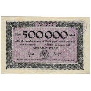 Nysa (Neisse), 500 000 marek 1923